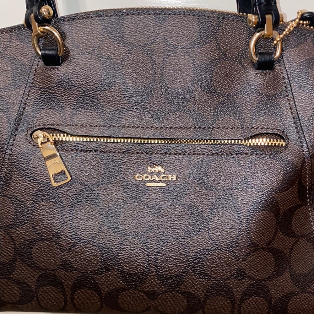 Coach Brown Signature Tote Bag - Picture 3 of 5